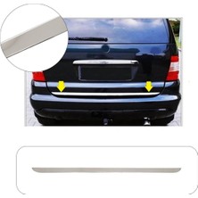 Brsplast Mercedes W163 Uyumlu 1999-2006 Krom Bagaj Alt Çıtası Paslanmaz Çelik