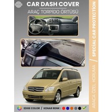 E-BİZ Mercedes Vıto / Vıano W639 (2003-2014) Torpido Örtüsü Premium Torpido Koruma Özel Kesim Kaymaz
