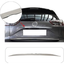 Brsplast Opel Crossland Uyumlu 2017 ve Üzeri Krom Bagaj Çıtası Paslanmaz Çelik