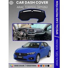 E-BİZ Fiat Egea (2019-2020) Ekranlı Torpido Örtüsü Ön Göğüs Koruma Torpido Koruma Tam Uyum  Kolay Montaj