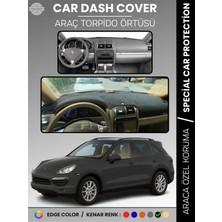E-BİZ Porsche Cayenne (2002-2010) Torpido Örtüsü Ön Göğüs Koruma Torpido Koruma Tam Uyum Kaymaz