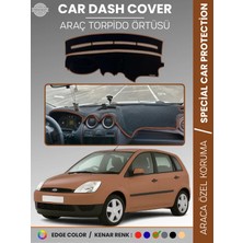 E-BİZ Ford Fiesta (2002-2009) Torpido Örtüsü Ön Panel Koruma Tam Uyum Çatlamayı Önler Kolay Montaj