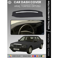 E-BİZ Mercedes 190E W201 (1982-1993) Torpido Örtüsü Premium Kalite Torpido Koruma Özel Kesim Uv Koruma