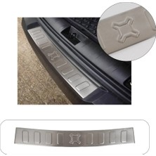 Brsplast Jeep Renegade Uyumlu 2014 ve Üzeri Krom Arka Tampon Üstü Koruma Paslanmaz Çelik