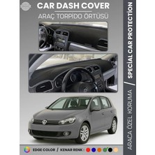 E-BİZ Volkswagen Golf 6 (2008-2012) Torpido Örtüsü Ön Göğüs Koruma Torpido Koruma Tam Uyum Çatlamayı Önler