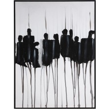 Mudo Home HUMANITY ÇERÇEVELİ YAĞLIBOYA TABLO 90X120CM