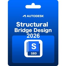 Autodesk Structural Bridge Design 2026 (Windows) - 1 Pc 2 Yıl Serial Key + Kurulum Hizmeti