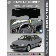 E-BİZ Toyota Avensis T220 (1997-2002) Torpido Örtüsü Ön Göğüs Halı Torpido Koruma Tam Uyum Uv Koruma