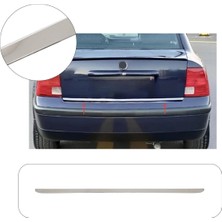 Brsplast Volkswagen Passat 3b Uyumlu 1997 ve Üzeri Krom Bagaj Alt Çıtası Paslanmaz Çelik