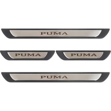 Brsplast Puma Uyumlu Kapı Eşiği Krom Abs 4 Parça