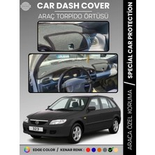E-BİZ Mazda 323 Bj Hatchback Kapaklı (1998-2003) Torpido Örtüsü Panel Koruma Torpido Koruma Tam Uyum