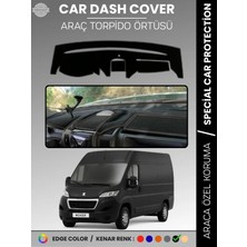 E-BİZ Peugeot Boxer (2017-2021) Torpido Örtüsü Panel Koruma Torpido Koruma Tam Uyum Kaymaz Özel Kesim