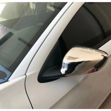 Brsplast Citroen Cactus Uyumlu 2014 ve Üzeri Krom Ayna Kapağı 2 Parça Paslanmaz Çelik