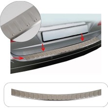 Brsplast Mercedes B 180 (W245) Uyumlu 2005-2011 Krom Arka Tampon Üstü Koruma Paslanmaz Çelik