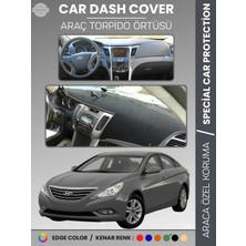 E-BİZ Hyundai Sonata (2007-2012) Torpido Örtüsü Ön Göğüs Tam Uyum Çatlamayı Önler Kaymaz Kolay Montaj