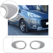 Brsplast Peugeot Partner Tepee Uyumlu 2008-2015 Sis Çerçevesi 2 Parça Abs Krom Kaplama