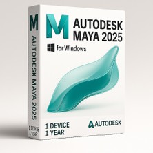 Autodesk Maya 2025 (Windows) - 1 Pc 1 Yıl Serial + Product Key