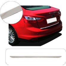 Brsplast Ford Focus 3 Uyumlu 2011 ve Üzeri Krom Bagaj Alt Çıtası Paslanmaz Çelik