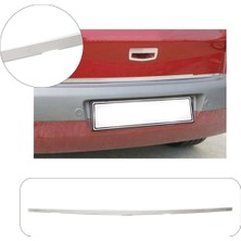 Brsplast Renault Megane 2 Hb Uyumlu 2004-2010 Krom Bagaj Alt Çıtası Paslanmaz Çelik