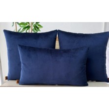 Elanora Home Dekoratif Kırlent Kılıfı,yüksek Kaliteli Kadife Kumaş,,3’lü Set