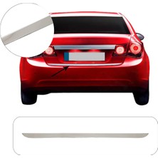 Brsplast Chevrolet Cruze Sedan Uyumlu 2009 ve Üzeri Krom Bagaj Alt Çıtası Paslanmaz Çelik