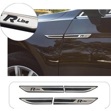 Brsplast Volkswagen Passat B8-B8.5 Uyumlu Krom Abs Yan Çıta R Line Paslanmaz Çelik