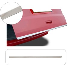 Brsplast Volkswagen T5 Uyumlu 2010-2014 Tek Kapı Krom Bagaj Alt Çıtası Paslanmaz Çelik