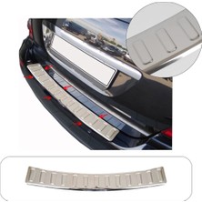 Brsplast Mercedes ml W164 Uyumlu Krom Arka Tampon Üstü Koruma Paslanmaz Çelik