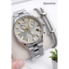 Quantum Sapphire Camlı Italyan Bileklik Hediyeli 2 Yıl Garantili 10 Atm Erkek Kol Saati 1193.310