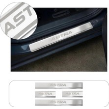 Brsplast Opel Astra Uyumlu 2010 ve Üzeri Krom Kapı Eşiği Paslanmaz Çelik