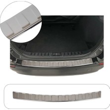 Brsplast Bmw X1 E84 M Paket Uyumlu 2009-2015 Krom Arka Tampon Üstü Koruma Paslanmaz Çelik