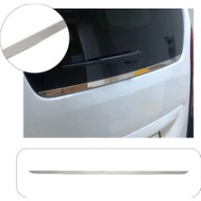 Brsplast Peugeot Partner Tepee Uyumlu Krom Arka Cam Alt Çıtası Paslanmaz Çelik