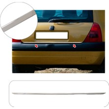 Brsplast Renault Clio 2 Uyumlu 1999-2006 Krom Bagaj Alt Çıtası Paslanmaz Çelik