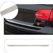 Brsplast Volkswagen Jetta 6 Sedan Uyumlu 2011-2014 Krom Bagaj Alt Çıtası Paslanmaz Çelik