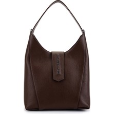 Mario Valentino Kadın Hakiki Deri Kahverengi Omuz Çanta 1040 01DOL003 Bn Cnt SK25-26 Moro