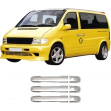 Brsplast Mercedes Viano W638 Uyumlu 1998-2003 Krom Kapı Kolu 3 Kapı (Delikli) Paslanmaz Çelik