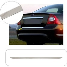 Brsplast Ford Focus 2 Uyumlu 2005-2011 Krom Bagaj Alt Çıtası Paslanmaz Çelik