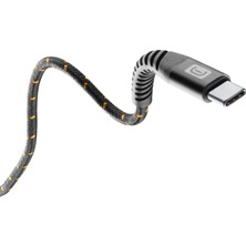 Cellularline Tetra Force Extreme Ultra Dayanıklı Kevlar Kablo Usb-C To Usb-C  200 cm