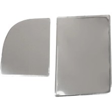 Brsplast Mercedes Vito W639 Uyumlu 2004-2010 Krom Depo Kapağı Paslanmaz Çelik