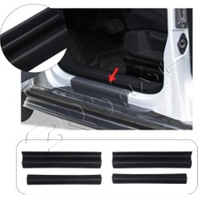 Brsplast Volkswagen Caddy Uyumlu 2015 ve Üzeri Abs Kapı Eşiği 4 Parça