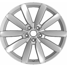 Elit Wheels Elıt Wheels 5*112*19*8.5 ET40 CH57.6 Silver Lugano Elt 392