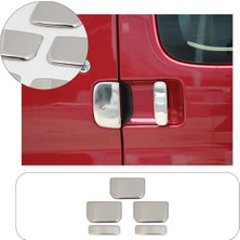 Brsplast Peugeot Partner Uyumlu 1996-2008 Krom Kapı Kolu 5 Kapı Paslanmaz Çelik