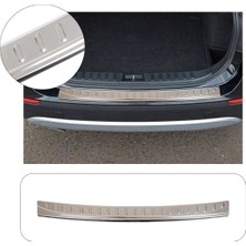 Brsplast Mercedes B Serisi (W247) Uyumlu 2018 ve Üzeri Krom Arka Tampon Üstü Koruma Paslanmaz Çelik