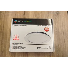 18W Yuvarlak Panel LED Armatür GÜNIŞIĞI(3000K) Etaled