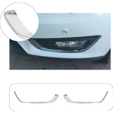Brsplast Ford Focus 3,5 Uyumlu 2014-2018 Krom Sis Çerçevesi 2 Parça Paslanmaz Çelik