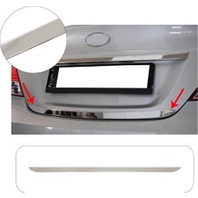 Brsplast Hyundai Accent Blue ve Solaris Uyumlu 2011 ve Üzeri Krom Bagaj Alt Çıtası Paslanmaz Çelik