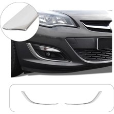 Brsplast Opel Astra J Uyumlu 2012-2015 Krom Sis Çerçevesi 2 Parça Paslanmaz Çelik