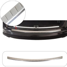 Brsplast Audi Q5 Suv Uyumlu 2017-2020 Krom Arka Tampon Üstü Koruma Paslanmaz Çelik