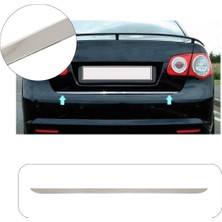 Brsplast Volkswagen Jetta 5 Sedan Uyumlu 2005-2011 Krom Bagaj Alt Çıtası Paslanmaz Çelik