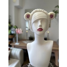 GveG Tasarım Peluş Kulak Detaylı Saç Bandı